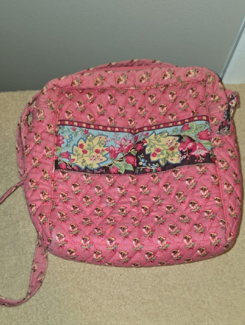 Vera Bradley- Quilted Pink Floral Trio - Inv.508 - Picture 5 of 10